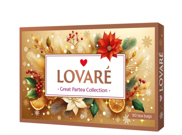 Комплект Чай Lovare Lovare Great Partea Collection 90 бр в Кутия
