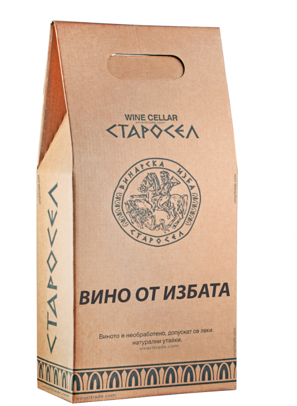 Старосел Бяло Вино от Избата 3 л, Bag in Box в Картонена Кутия