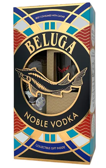 Водка Белуга 1 л с Чаша
